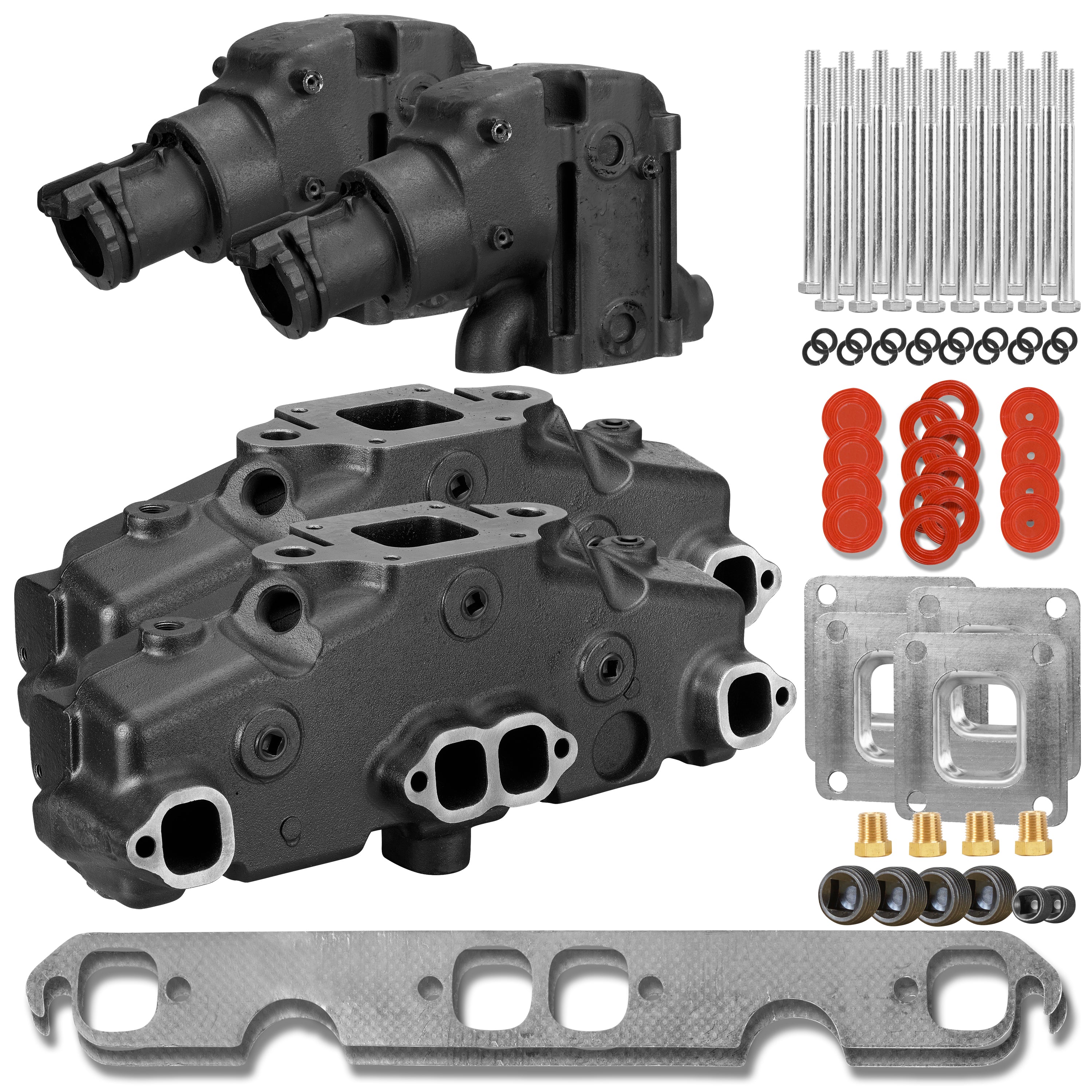 808527 Riser 8M0185794 864591T02 Manifold and Riser Set Compatible with MerCruiser ...